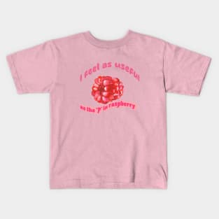 P on the RasPberry Kids T-Shirt